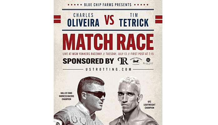 Tetrick looks forward to match race vs. Charles Oliveira at Yonkers