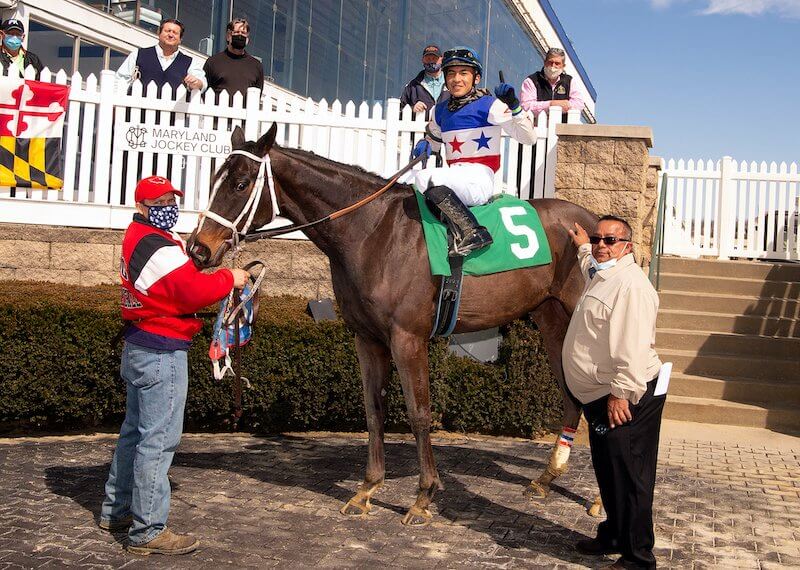 Jockey Alexander Chavez Rides First U.S. Winner Saturday