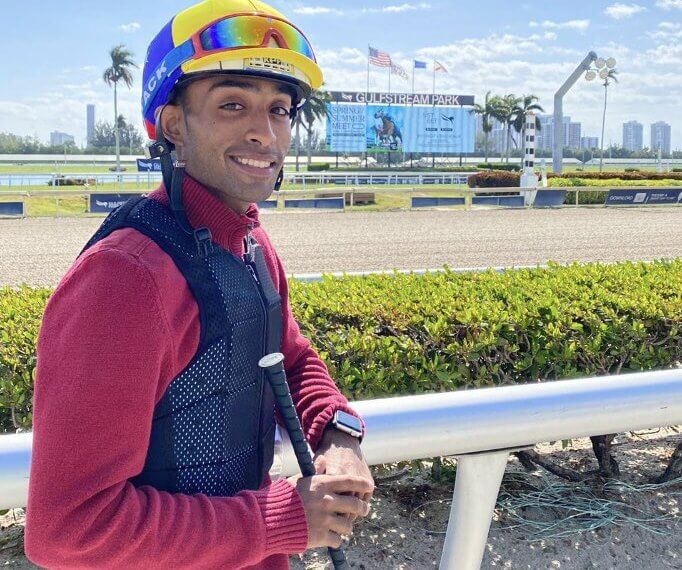 Rene Diaz breaks thorough at Gulfstream to ride 1st winner