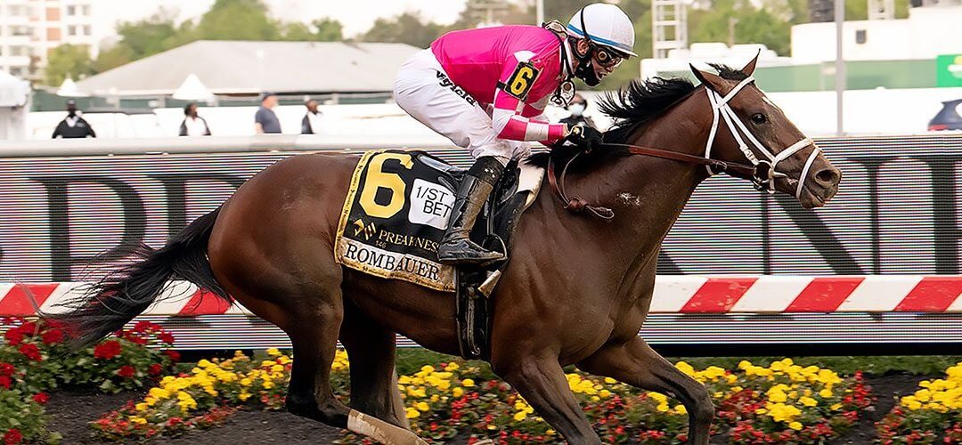 Rombauer Rallies to Pull Upset in Saturday’s 146th Preakness Stakes