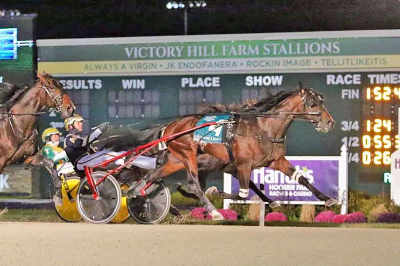 Blais trainee On A Streak meets up Ahundreddollarbill in the first MGM Yonkers Trot elimination